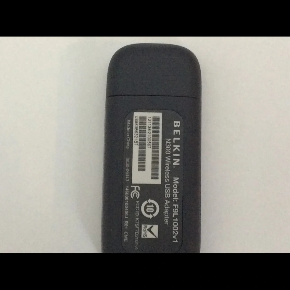 Belkin N300 Wireless USB Adapter plus disk